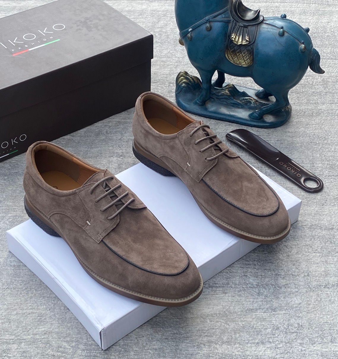 Qikoko Suede Derby Shoe